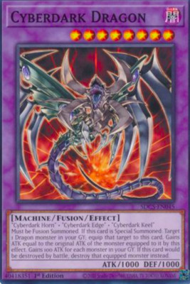 1X NM Cyberdark Dragon - SDCS-EN045 - Common 1st Edition - Cyber Strike-image