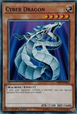 YS18-EN014 CYBER DRAGON COMMON 1ST EDITION YuGiOh CARD-image