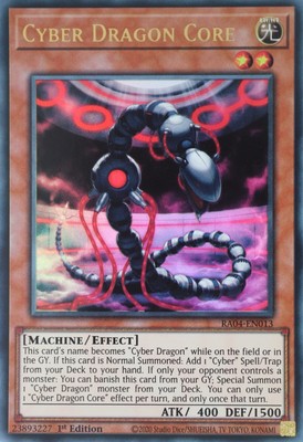 YuGiOh Cyber Dragon Core RA04-EN013 Ultra Rare 1st Edition-image