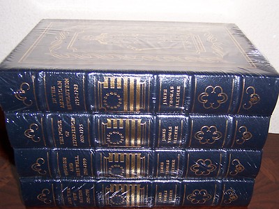 Easton Press GEORGE WASHINGTON 4 vols James Thomas Flexner -MINT SEALED-image