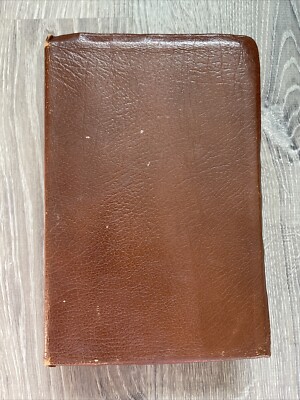 Oxford HOLY BIBLE New Scofield Reference Edit Concordance 1967 Vintage Cowhide -image