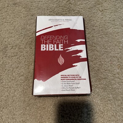 New King James Version Defending The Faith Bible-Apologetics Press- Softcover-image