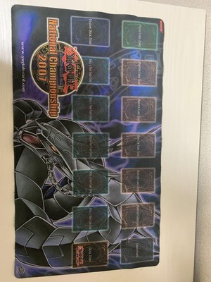 m22 Playmat YuGiOh! Black Cyber Dragon TCG Card Japan Collector Official 2007-image