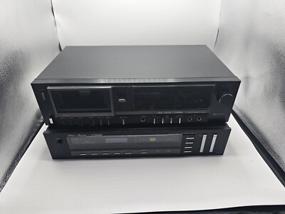 Vintage Fisher AM/FM Synthesizer Tuner/FM-600 AND Stereo Cassette Deck CR-124-image