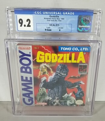 Godzilla by Toho 1990 Nintendo GameBoy CGC Graded 9.2 Sealed NEW-image