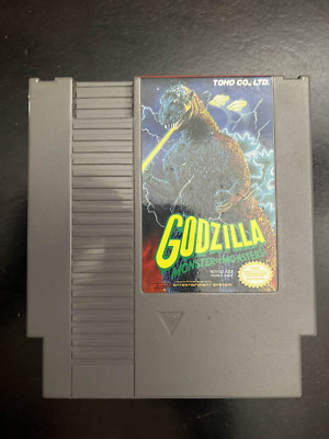 Godzilla: Monster of Monsters (Nintendo Entertainment System, 1989) cart only-image