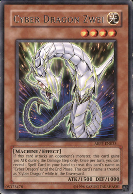 Cyber Dragon Zwei rare ABPF-EN035 Yugioh-image