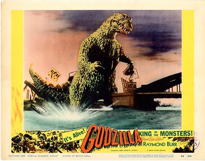 Godzilla    Original Lobby Card     Card  6  VFNM   11 x 14   See photo-image