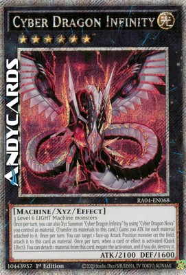 CYBER DRAGON INFINITY Secret Platinum • RA04 EN068 • 1Ed-image