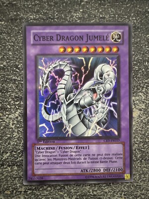 YU-GI-OH! CARD CYBER DRAGON PAIRED 1ST CRV-FR035 NM FR-image