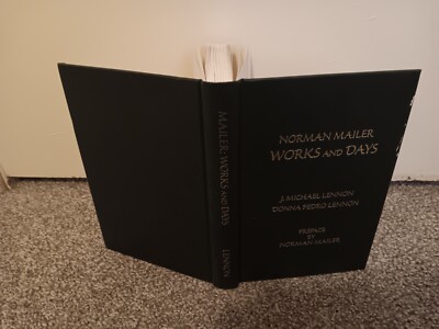 SIGNED/LTD - Norman Mailer Works and Days by Lennon, 2000 HC w/ RARE Inserts-image