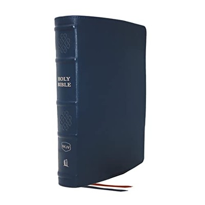 NKJV, Single-Column Reference Bible (6046BL, Blue Genuine Leather)-image