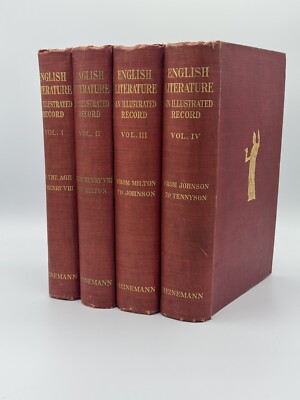 1st Edition | English Literature: An Illustrated Record By Richard Garnett-image
