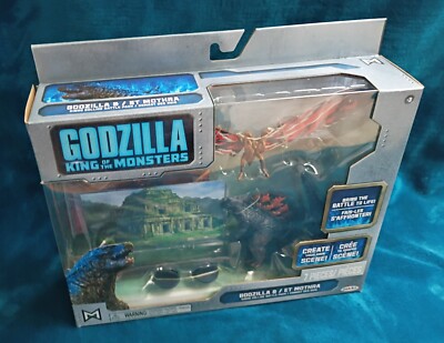 Jakks-Pacific - Godzilla Match Ups – Mothra VS  Godzilla - 2019 Godzilla.-image