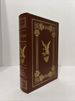 Lincoln by David Herbert Donald Easton Press Abraham Lincoln - Leather Bound-image