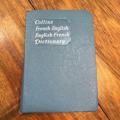 Collins French -English English-French Pocket Dictionary  1967 Vintage-image