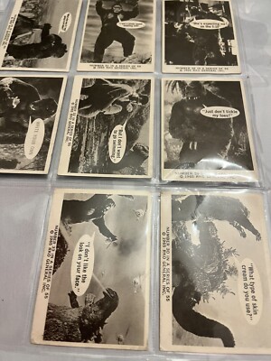1965 king kong vs godzilla RKO Cards 28-35 In Excellent Condition-image