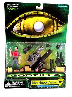 GODZILLA The Movie 1998 Trendmasters -ULTRA  ATTACK ANIMAL -  MINT ON CARD -image