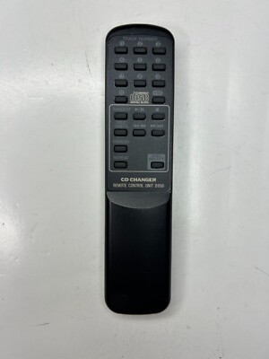 Fisher / Sanyo D650 CD Player Changer Stereo System Remote Control, Black - OEM-image