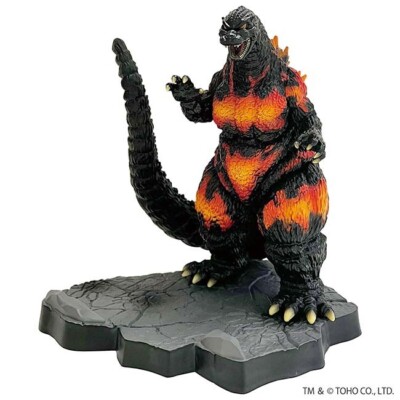 DESKTOP MONSTER Godzilla （1995) Mobile Stand Burning Godzilla figure-image