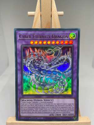 Cyber Eternity Dragon - Gold Ultra Rare 1st Edition LDS2-EN033 - NM - YuGiOh-image