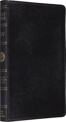 ESV Classic Reference Bible, Genuine Leather, Black, Black Letter Text-image