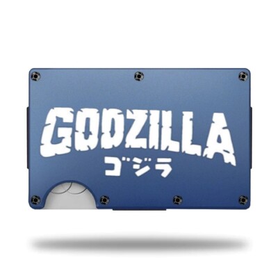 Custom Laser Engraved Wallet - GODZILLA - GREAT GIFT WALLET-image
