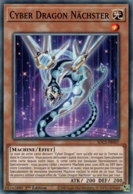 Yu Gi Oh! Cyber Dragon Nachster SDCS-FR007 Commune in French-image