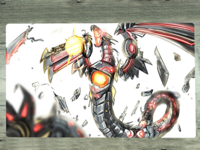 YGOmat Playmat Cyber Dragon Infinity TCG CCG Card Game Mat Board Gaming Pad Bag-image