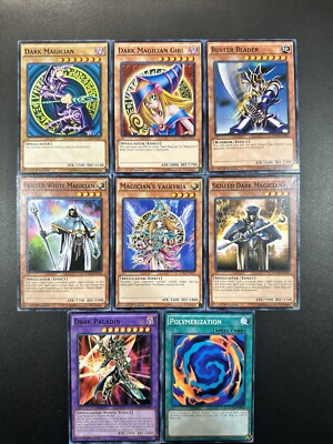Dark Magician YGLD-ENA03 Buster Blader Dark Paladin Magician Girl Skilled 8 Card-image
