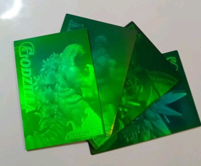 JAPAN 4 RARE 3D CARD Godzilla Kong Monster Promo Card LIMITED No Dragon Ball-image