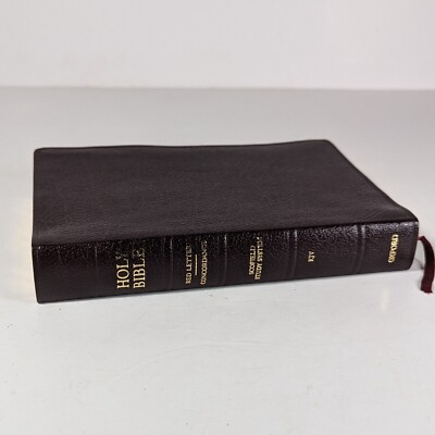 Scofield Study Bible Red Letter Concordance KJV Oxford 291RL  Burgundy -image