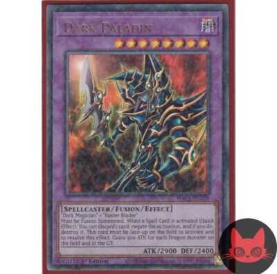 Yugioh Dark Paladin HAC1-EN018 Duel Terminal Rare 1st Edition NM-image