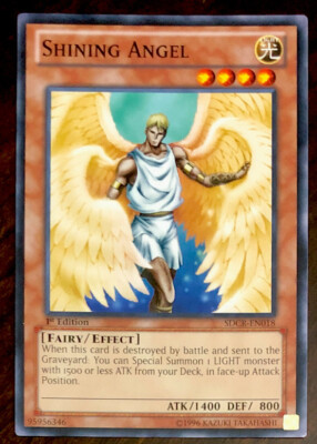 Shining Angel SDCR-EN018 YuGiOh! Cyber Dragon Revolution 1st Ed NEAR MINT New x1-image