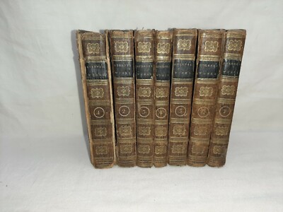 The Works of Laurence Sterne in Seven Volumes Complete Leather 1810-image