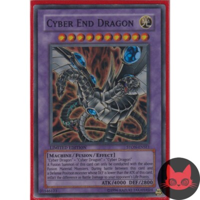 Yugioh Cyber End Dragon STON-ENSE1 Super Rare NM-image