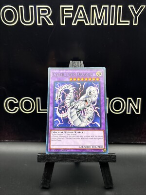 Cyber Twin Dragon - LEDD-ENB26 - Common - 1st Edition  YuGiOh Non Holo LP-image