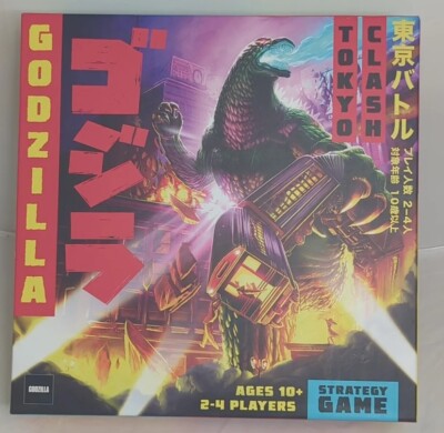 Godzilla Tokyo Clash Board Game Kaiju Card Fighting War Strategy Counted/Complet-image