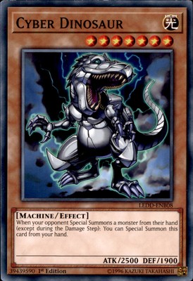1st Ed Cyber Dinosaur LEDD-ENB08 Yugioh-image
