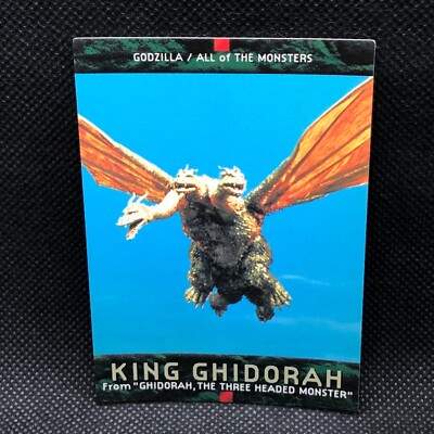 KING GHIDORAH Godzilla Card TCG No.14 Toho Movie BANDAI 1996 1ST Japanese Japan-image