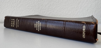 Oxford KJV New Scofield Reference Bible Cowhide Leather WIDE MARGIN 09596xRL-image