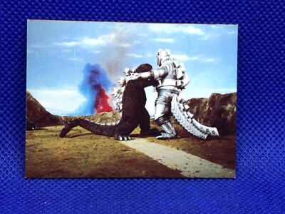 Mechagodzilla 2  Mini menko card 2.5 in No.125 TOHO 1970's Japanese F/S-image
