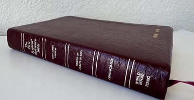 The First Scofield Reference Bible Leather King James Version Burgundy Oxford-image