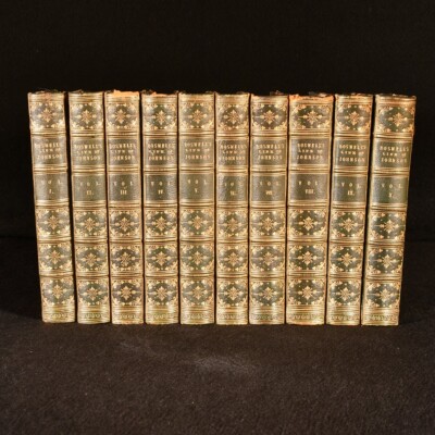 1857 10Vols The Life of Samuel Johnson James Boswell Plates Morocco-image