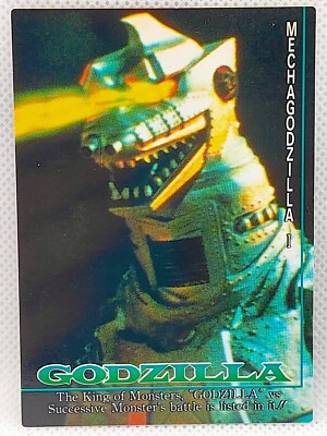 MECHAGODZILLA GODZILLA CHARACTER INTRODUCTION Amada Trading Cards MADE IN JAPAN-image