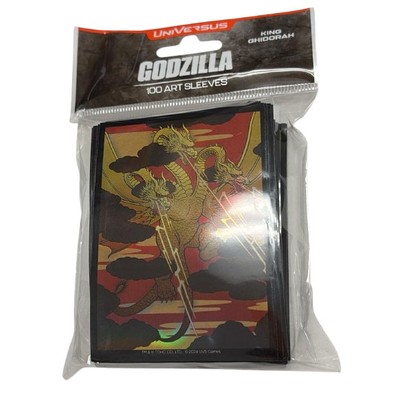 Universus Godzilla Deck Protectors - KING GHIDORAH [100 Art Sleeves] - New-image
