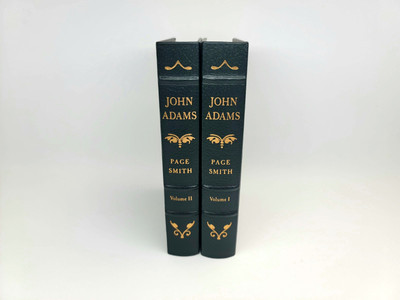 John Adams by Page Smith  Two-Volume The Easton Press  Full Leather-image