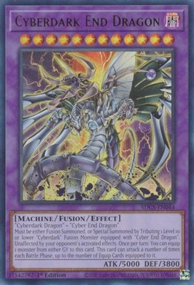 Cyberdark End Dragon - SDCS-EN044 - Ultra Rare - 1st Edition Near Mint Structure-image
