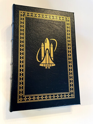 RIDING ROCKETS - Mike Mullane Signed Collector's Easton Press NASA Space Shuttle-image