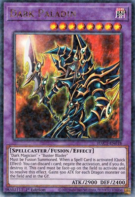 YGO HAC1-EN018 UR Dark Paladin HAC1-EN018 Yu-gi-oh-image